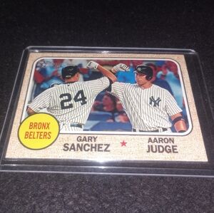 2017 Heritage High Number Bronx Belters Aaron Judge Gary Sanchez #CC-2  Yankees